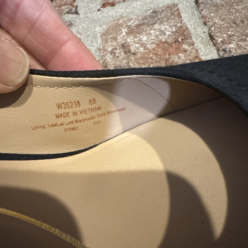 Cole Haan Nella Black Seude Slip On Block Heel  Pumps  Sz8B #0200‎ - Picture 12 of 16